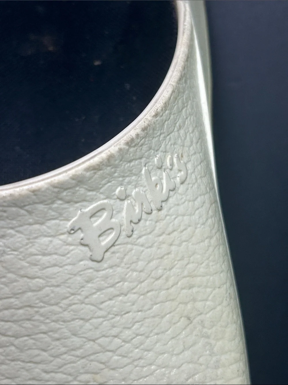 Birkies White Slip-On Clogs with Black Insole Birkenstock